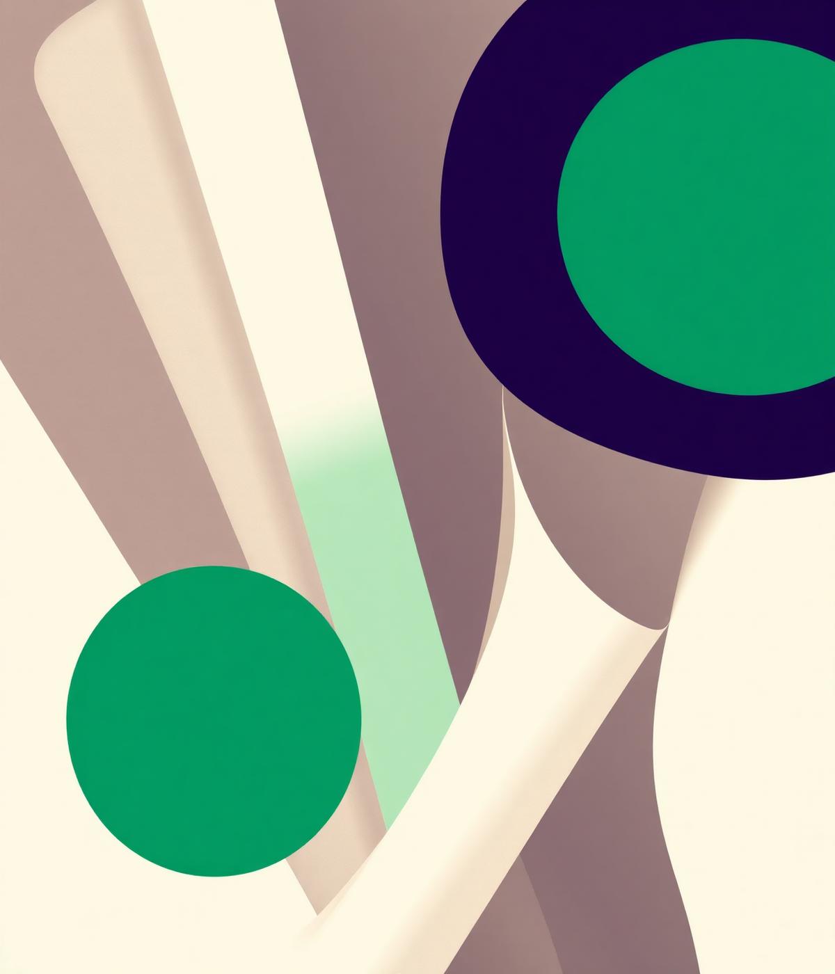 Abstract editorial artwork